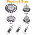 7Pcs Set 1/4-Inch Rocaris Twist Knot Wire Wheel Brush for Drill Crimped Cup Wire Wheels Brush for Drill with Shank