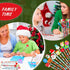 Christmas Pencils with Eraser Toppers - Multicolored Wooden Snowman Santa Claus for Kids Classroom Supplies