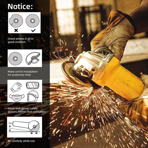 Cut Off Wheels 6 inch, 27-Pack Thin Metal & Stainless Steel Cutting Discs for Angle Grinders