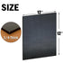ABS Plastic Sheet 1/4 Inch Thick - 12" x 12" Black Rigid Moldable Panel for Structural Parts and DIY Home Decor