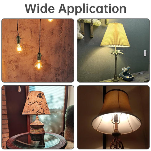 RTNLIT Lamp Rewire Kit, Make a Lamp Repair Wiring Kit, Includes Light Socket Matching Cord Harp Hardware for DIY Table