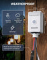 Dimmer 100FT DEWENWILS Wireless Switch Kit, Single Pole Outdoor Wireless Light Switch and Receiver Kit, No Wiring, No