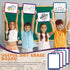 Outus 10 Pcs Mini White Boards 8.5 x 11'' | Mini Magnetic Dry Erase Board, Small Colored Double Sided Writable Graffiti