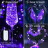 6 Pack 7Ft 20LED OMIKA Black Light Fairy Lights Battery Operated, UV Black Christmas Lights String Flexible Waterproof