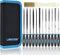 LIBRATON Small File Set - 13PCS Needle Diamond Files for Precision Metal Work, Wood, Plastic Carving Tool