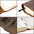 Leather Bound Journal for Men and Women, Handmade Gift Set with USA Flag Embossed Journal & Pen