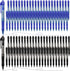 Fainne 300 Pcs Retractable Ballpoint Pens Bulk Medium Point (1.0 mm) Smooth Writing Pens for Office Supplies