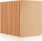 feela 15 Pack Blank Kraft Notebooks, A5 Unlined Sketchbook for Writing, Drawing, 60 Pages