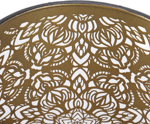 E27 E26 HYWHUYANG Lamp Shade, Hollow Carving Lamp Shade, Metal Cylindrical Circular Lamp Shade, Detachable Decorative