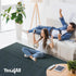 Yes4All 48SQ.FT Wood Grain Puzzle Exercise Mat, EVA Interlocking Foam Floor Tiles with Border for Home Flooring