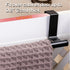 0.8" Over-Cupboard Stainless Steel Towel Bar - Single for Cabinet Doors