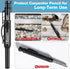 Hiboom 2 Pcs Solid Carpenter Pencil Cap, Long Nose Mechanical Woodworking Marker Cap with Pocket Clip