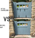 8 Barn Sliding Door Decorative Corner Bracket in Gate Hinge Garage Door Strap Hinges Matte Black Rustic I Bracket