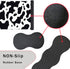 Keyboard Wrist Rest and Mouse Pad Set, Ergonomic Coaster with Memory Foam, Large XL Desk Mat (Cute Cow Print)