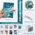 Zhanmai 20 Sets Employee Appreciation Gifts - Marble Sign Inspirational Spiral Notebooks with Motivational Pens