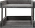 MyGift 2-Tier Rustic Gray Wood Paper File Organizer, In and Out Tray for Office Desktop Document Holder Rack