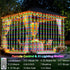600 20Ftx10Ft, ZAIYW Curtain Lights LED Dual Color Changing Curtain Fairy Light Connectable with Timer Remote