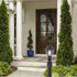 E26 60W Bulbs WISBEAM Outdoor Post Light, Pole Lantern, Base Max, Aluminum Housing Plus Glass, Wet Location Rated, ETL