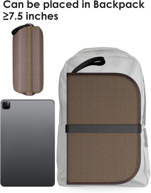 WISIMMALL 14.5" 10.5" Tailbone Gel Seat Cushion Portable Massage Travel Cushions, x Thick Foldable Seat Cushion for Car