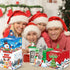 Bailiyake 4 Pack Set Christmas Money Box for Cash Gift Pull,Christmas Tree & Snowman & Santa & Elk Money Gift Boxes
