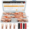 SVAAR 20pcs Battery Cable Ends Kit 1/0 AWG 2/0 AWG Copper Lugs