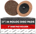 T1A Pack of 25 2" Roloc Disc Sanding Surface Conditioning Disc SC-DR,