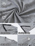 Women's Post Shoulder Surgery Tear Away Dress Short Sleeve Full Open Side Snap Adaptive Clothing with Pockets