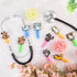 9Pcs Cute Cats Stethoscope Charms for Nurse - Spiral Tabby-Cat Orange-Cat Stethoscopes Charm Decor, Gift for Pediatric