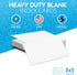 Home Advantage 50 Pack Blank Index Cards, 3x5 Heavy Duty Cardstock Note Cards - Bleed Proof