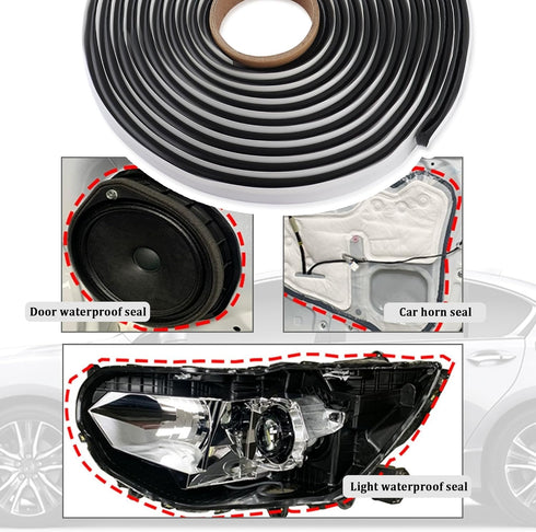 13FT Car Headlight Sealant Butyl Tape, Universal Butyl Sealant Tape for Car Accessories
