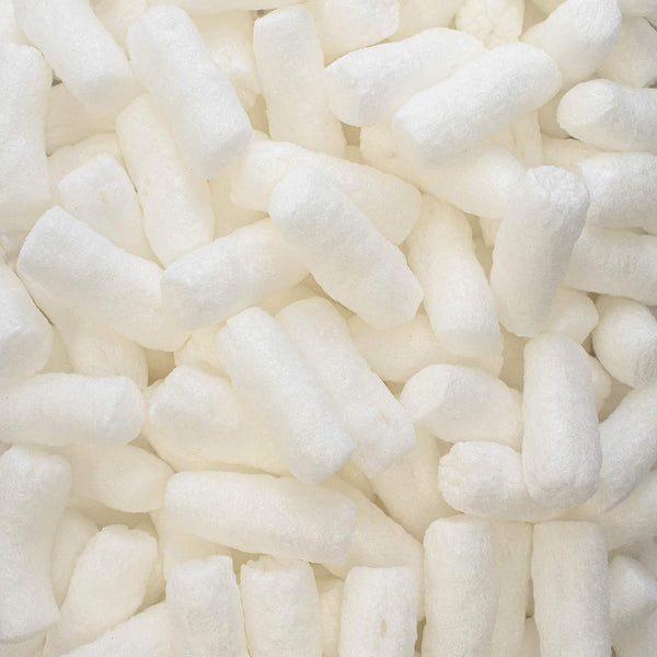MagicWater Supply Anti Static Bio Tube Packing Peanuts, 0.25 Cu Ft, Compostable Biodegradable Void Filler