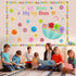 TaoBary 96 Pcs April Showers Bring May Flowers Bulletin Board Cutouts - 3D Tissue Paper Flower Spring Classroom