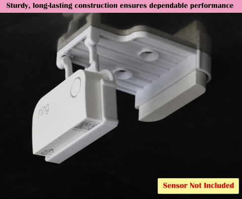 Crvicv (2nd (2 Pack) Garage Door Bracket Compatible with R-ing Alarm Contact Sensor Gen), Easy Installation, Durable