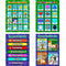 Bememo 4 Educational Learning Posters for Toddlers - Days of The Week, Shapes, Seasons, Weather
