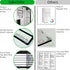 Reusable Peel and Stick Whiteboard for Adult and Teen Chores, 2 Pack with Fine Tip Pens