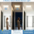 Closet 400LM Dimmable 3 NARUNDREN Rechargeable Motion Sensor LED Ceiling Light with Remote, Wireless Battery Operated