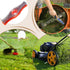 Generic Trimmer Stiff Bristle Cleaning Brush - Manual Lawn Scraper, Versatile Garden Cleaner, High Strength Farm Floor