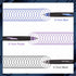 WRITECH Retractable Gel Ink Pens: Low Center of Gravity 0.7mm Multicolor Medium Point with Refills Silent Click No Smear Pen Black Blue Purple 3ct Up Gel Flash by WRITECH