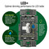 Dimmer Dimmable Dimmer 150W, Single-Pole/3-Way, AYCL-153P-LA, Lutron Ariadni/Toggler LED+ Light Switch for LED, Halogen
