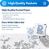 Dry & Dry Silica Gel Packets - Rechargeable Desiccants, White - 50 Packets (1 Gram)