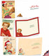 NobleWorks Variety Pack of 10 Christmas Greeting Cards with Envelopes, Adult Cartoon Humor Holiday Assortment - Naughty