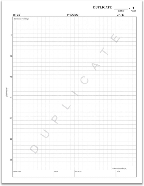 BookFactory Carbonless Chemistry Lab Notebook, 50 Sets of Pages (8.5" X 11"), Scientific Grid, Durable Cover
