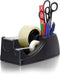 Officemate Heavy Duty Weighted 2-in-1 Tape Dispenser, Recycled, Black (96660)