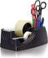 Officemate Heavy Duty Weighted 2-in-1 Tape Dispenser, Recycled, Black (96660)