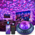 PIKOY Galaxy Projector for Bedroom, White Noises & Bluetooth Night Light Projector,360