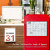 Magnetic Dry Erase Fridge Calendar Whiteboard for Refrigerator Planners, 16.9 Inches x 11.8 Inches