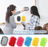 Sherr 18 Pcs Microfiber Shag Magnetic Dry Erase Erasers - Washable Colorful Whiteboard Erasers for Home Office
