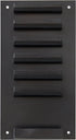 MyGit Wall Mounted Black Metal Marker Holder, 7 Slots for Dry Erase Markers and Eraser, Whiteboard Rack