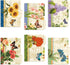 Grande Fleur File Folders, Set of 24 (6 Designs) with 1/3 Cut Staggered Tabs, Letter-Size Designed Folders