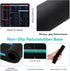 Excel Mouse Pad with Shortcuts - 26x21x0.3cm Anti-Slip Mouse Mat for Office Desk with Excel and Word Patterns